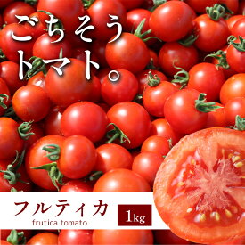【ふるさと納税】 トマト フルティカ 1kg 中玉トマト リコピン | 野菜 トマト フルーツトマト 甘い 糖度高い 1000g 近鉄ふぁーむ 奈良県 大淀町
