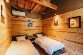 【ふるさと納税】フィッシングロッジ　スタンダードプラン（朝食用軽食付き）ペア1泊2日宿泊券 奈良県下北山村