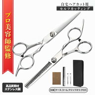 散髪用ハサミ セット すきバサミ セルフカット はさみ ヘアカット スキバサミ プロ