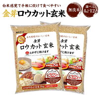 【ふるさと納税】金芽ロウカット玄米 選べる 4kg （2kg×2）／ 8k...