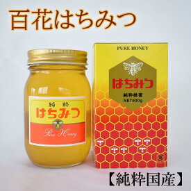 【ふるさと納税】【純粋国産】和歌山県産百花はちみつ600g★2024年7月下旬頃より順次発送【TM56】