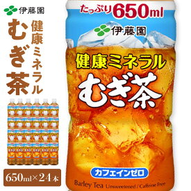 【ふるさと納税】伊藤園　健康ミネラル麦茶　650ml 24本 または 48本 | 海南市 麦茶 セット 飲料 水分補給 ノンカフェイン ペットボトル 常備 人気 おすすめ お茶 お取り寄せ ふるさと納税