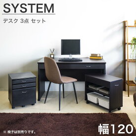 【ふるさと納税】システムデスク120 ブラウン AKU100404302