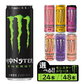 【ふるさと納税】【選べる種別・本数】モンスターエナジー 355ml×24本【1ケース】or 355ml×48本【2ケース】 | ドリンク アサヒ 飲料 飲み物 エナジー 栄養 炭酸 缶 詰合せ 詰め合わせ お取り寄せ 人気 おすすめ 緑 MONSTER ENERGY 和歌山県 海南市