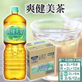 【ふるさと納税】コカ・コーラ 爽健美茶 2L 6本 または 12本 | コカコーラ 茶 お茶 おちゃ ペットボトル PET 飲料 飲み物 ドリンク 人気 おすすめ 送料無料 2リットル お取り寄せ そうけんびちゃ 和歌山県 海南市