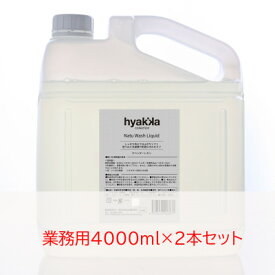 【ふるさと納税】石けん百貨　ナチュウォッシュ・リキッド ラベンダーレモンの香り(業務用4000ml×2本セット)【1607663】