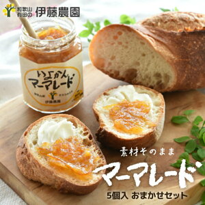 【ふるさと納税】伊藤農園のおまかせマーマレード5個セット(A192-1)