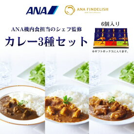 【ふるさと納税】ANA FINDELISH カレー3種セット　ギフトボックス入り（A1054-1）