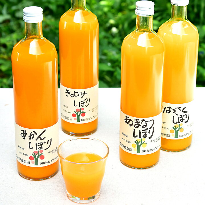 楽天市場 ふるさと納税 伊藤農園 ストレートみかんジュース おすすめ 詰め合わせセット 750ml 6本セット 有田みかんジュース 大ビン 大瓶 みかんしぼり 5種 100 ピュアジュース かんきつジュース 和歌山県有田市