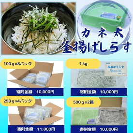 【ふるさと納税】釜揚げしらす800gから1kg