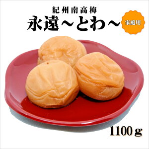 【ふるさと納税】紀州南高梅 永遠〜とわ〜 1100g 家庭用(B級、C級)