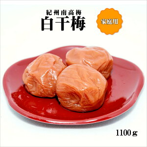【ふるさと納税】紀州南高梅 白干梅 1100g 家庭用(B級、C級)