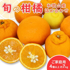 【ふるさと納税】柑橘詰め合わせセット 家庭用4種以上 約7kg 和歌山産