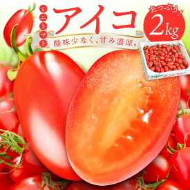 【ふるさと納税】ミニトマト（アイコ）2kg《先行予約》2027年1月上旬より順次発送 トマト ミニトマト アイコトマト 2キロ 野菜 ふるさと納税 ミニトマト 発送時期が選べる