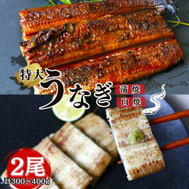 【ふるさと納税】特大うなぎ蒲焼き、うなぎ白焼き　各1本セット / 和歌山 田辺 うなぎ 鰻 白焼き うな丼 うな重 国産 鰻丼 かば焼き