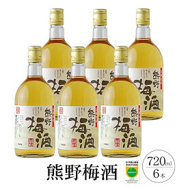 【ふるさと納税】熊野梅酒　6本セット