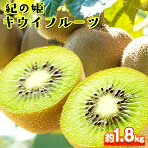 【ふるさと納税】和歌山県紀の川市産 紀の姫キウイフルーツ約1.8kg【サイズお任せ/秀品】 紀の川市厳選館 《2026年1月中旬から年4月中旬頃より出荷予定》 和歌山県 紀の川市 果物 フルーツ