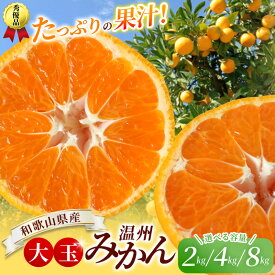 【ふるさと納税】 大玉 温州 みかん 2kg～8kg ※秀優混合【2L～3Lサイズ】【2025年12月から2026年2月下旬頃に順次発送】＜味好農園＞/ 温州 蜜柑 みかん 柑橘 果物 フルーツ ミカン 訳あり