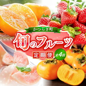 【ふるさと納税】【定期便4回】フルーツ王国かつらぎ町よりお届け！旬のフルーツ定期便