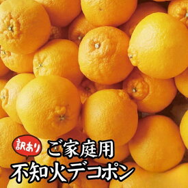 【ふるさと納税】【訳あり】ちょこっと訳あり不知火デコポン 5kg 先行予約 訳あり デコポン みかん ※2026年2月中旬～4月中旬に発送予定（お届け日指定不可） 不知火 しらぬい デコポン 柑橘