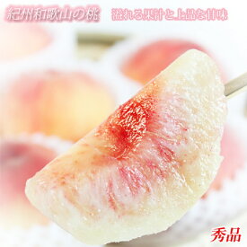 【ふるさと納税】 秀品　紀州和歌山産の桃　3玉　化粧箱入【2026年6月下旬頃～2026年8月上旬頃に順次発送予定】【UT105】