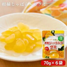 【ふるさと納税】 柑橘じゃばら入りグミ 6袋セット【入金確定日より、2週間程度で配送】