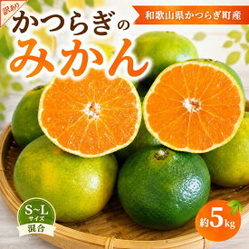 【ふるさと納税】 【訳あり・ご家庭用】かつらぎのみかん 約5kg S～Lサイズ混合【2026年9月中旬～11月下旬頃発送予定】/ 和歌山県 かつらぎ町 みかん 柑橘 温州みかん 爽やか ジューシー オリジナル品種【A273-frks166】