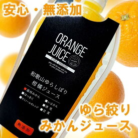 【ふるさと納税】みかんジュース1000ml×13本「ゆら絞り みかん」 安心。 お子さんにぜひ | 和歌山 蜜柑 柑橘 果物 くだもの フルーツ ドリンク 飲料 ギフト みかんジュース オレンジジュース 取り寄せ 産地直送 和歌山県 高野町