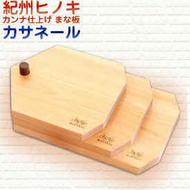 【ふるさと納税】紀州ヒノキ カンナ仕上げ まな板　カサネール【木製 ひのき 桧 檜 手作りカッティングボード】