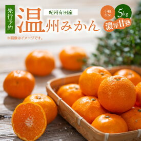 【ふるさと納税】【限定】【2026年11月下旬より発送】紀州 有田産 温州みかん 5kg 小粒 サイズ 濃厚 甘熟 ミカン コク 甘み 糖度 酸味 バランス 完熟 美味しい 柑橘 有田みかん 自然 恵み 果物 フルーツ デザート お取り寄せ お取り寄せフルーツ 和歌山県 湯浅町 送料無料