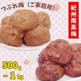 【ふるさと納税】 《 紀州 南高梅 》 つぶれ梅 （ ご家庭用 訳あり ）/ 梅 うめ 梅干し 南高梅 なんこう梅 紀州 和歌山県 はちみつ しそ 紫蘇 蜂蜜 //plum