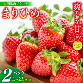 【ふるさと納税】 まりひめ いちご 12粒～15粒入り 【選べるパック数】 ※離島への配送不可 ※1月中旬～3月中旬頃に順次発送予定 / 苺 フルーツ 果物 くだもの 和歌山 //hokaf