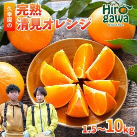 【ふるさと納税】 完熟 清見 オレンジ 久幸園 / 清見オレンジ 清見タンゴール きよみ 清美 甘い 高級 和歌山 柑橘 2kg 5kg 6000円 7000円 ※4月上旬～5月下旬に順次発送 //dekopon
