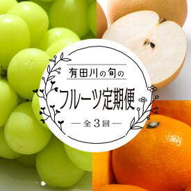 【ふるさと納税】定期便3回（8月・9月・10月） 有田川町の旬のフルーツをお届け！