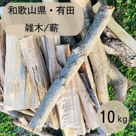【ふるさと納税】薪 キャンプ用 有田 雑木の薪10kg(細木のみ) | アウトドアグッズ 人気 おすすめ 送料無料