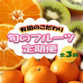 【ふるさと納税】定期便全3回【1月・2月・3月発送】和歌山のこだわりが詰まった旬のフルーツ定期便（キウイ・不知火・清見オレンジ） | フルーツ 果物 くだもの 食品 人気 おすすめ 送料無料 定期便 産地直送