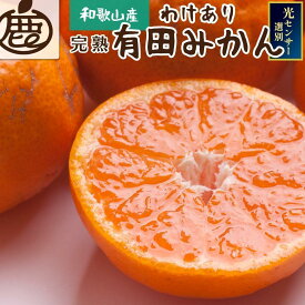 【ふるさと納税】【選べる容量】家庭用 完熟有田みかん 1kg～10kg+250g（傷み補償分） | 有田川町 完熟 柑橘 訳あり わけあり 光センサー選果 人気 おすすめ みかん フルーツ 和歌山 家庭用 箱入り お取り寄せ 送料無料 ふるさと納税