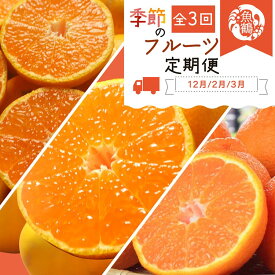 【ふるさと納税】〈定期便〉【12・2・3月 全3回】紀州和歌山産旬の柑橘セット（田村みかん・はるみ・不知火）｜フルーツ ふるーつ 果物 くだもの 詰め合わせ 果物定期便 夏 秋※離島への配送不可