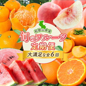 【ふるさと納税】〈定期便〉【2・4・6・8・10・12月 全6回】紀州和歌山産旬のフルーツセット(不知火・清見・スイカ・桃・柿・みかん) | フルーツ 定期便 果物 くだもの フルーツセット オレンジ スイカ 桃 柿 みかん 詰め合わせ 旬 セット 水菓子 取り寄せ グルメ