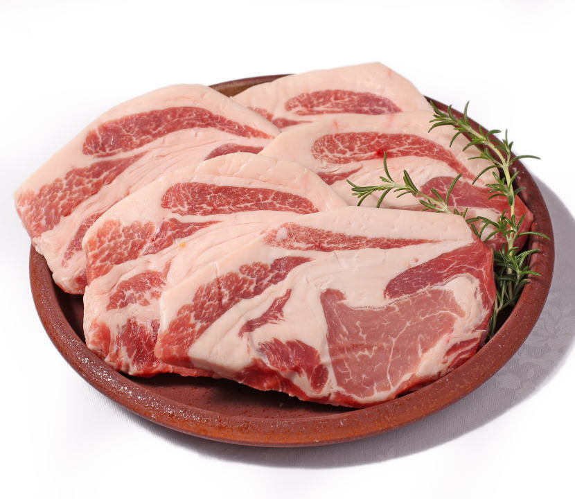 和歌山県優良県産品認定《イブ美豚》のロースステーキのセット 人気のセットです 早割クーポン ふるさと納税 和歌山ブランド イノブタ 16-Ｑ 正規店 ステーキ５枚セット ステーキソース付き イブ美豚
