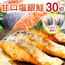 【ふるさと納税】和歌山魚鶴仕込の 甘口塩銀鮭切身 30切(2切×15パック) 小分け 魚鶴商店《90日以内に出荷予定(土日祝除く)》和歌山県 日高町 甘口塩銀鮭 銀鮭 鮭 さけ 切り身