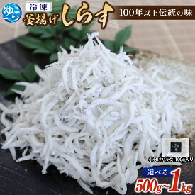 【ふるさと納税】 しらす 小分け 釜揚げしらす / 500g 700g 1kg 冷凍 小分けパック 釜揚 釜あげ かまあげ 和歌山 由良町