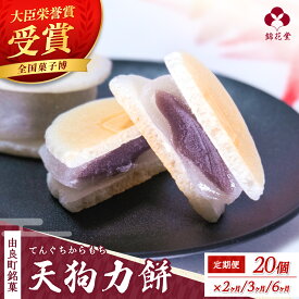 【ふるさと納税】【定期便】老舗の味 天狗力餅【選べる期間】2か月・3か月・6か月 和菓子 力もち こし餡 職人の手作り | お土産 ご当地 由良町 お取り寄せ もち 餡 あんこ 人気 おすすめ 食品 和歌山 //meisan //best