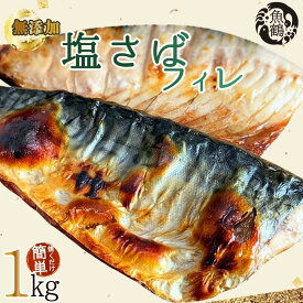 【ふるさと納税】【ご家庭用】塩さばフィレ1kg【入金確認後30日以内に順次発送】