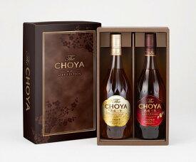 【ふるさと納税】【南高梅100％】The CHOYA ギフトセット 700ml×2本 ［MG80］ | 和歌山県 印南町 和歌山 返礼品 支援 楽天ふるさと 納税 梅酒 チョーヤ お酒 酒 チョーヤ梅酒 本格梅酒 リキュール アルコール飲料 アルコール お取り寄せ 取り寄せ 家飲み ひとり呑み