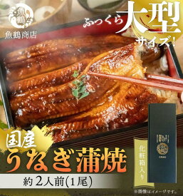 【ふるさと納税】大型サイズ 　ふっくら柔らか国産うなぎ蒲焼き　1尾（約2人前）化粧箱入 | 和歌山県 印南町 和歌山 返礼品 楽天ふるさと お取り寄せグルメ 取り寄せ グルメ 魚介 うなぎ 国産 ウナギ 鰻 鰻の蒲焼き 蒲焼 国産うなぎ 蒲焼き 国産鰻 国産ウナギ 日本産 冷凍