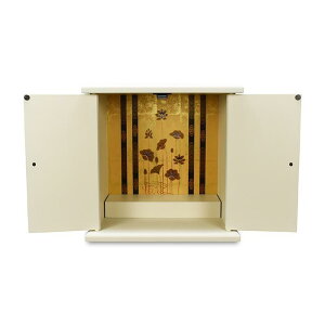 【ふるさと納税】タツクラフト 紀州塗り ミニ仏壇 小 白練 【Tk291】 | 仏壇 日用品 人気 おすすめ 送料無料