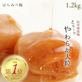 【ふるさと納税】 はちみつ梅干し1.2kg（600g×2）紀州南高梅 和歌山県産 / 家庭用 つぶれ梅 訳あり フランス産はちみつ使用 大粒 肉厚 塩分7％ 塩分控えめ 普段使い おにぎり お弁当