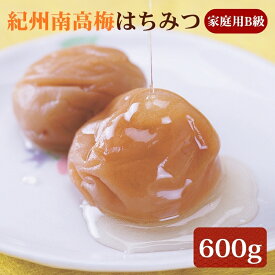 【ふるさと納税】紀州南高梅 はちみつ 家庭用B級 600g |梅干 うめぼし 南高梅 はちみつ梅 蜂蜜 和歌山