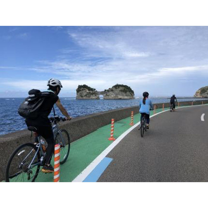 白浜町 ふるさと納税 70％OFFアウトレット 一般社団法人南紀白浜観光局 アルミロード 南紀熊野ジオパークガイドと巡る 白浜周遊サイクリング 高級